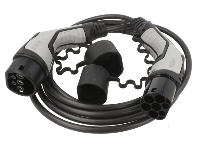 Kabel: eMobility; 1x0,5mm2,3x4mm2; 250V; 8kW; IP44; draden,Type 2 Kabel: eMobility; 1x0,5mm2,3x4mm2; 250V; 8kW; IP44; draden,Type 2